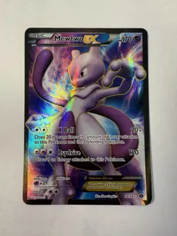Pokemon Mewtwo EX TCG Full Art Ultra Rare Holo Card Next Destinities 98/99 - Image 1