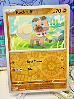 Rockruff 116/193 LP Pokemon Card | SV02: Paldea Evolved Reverse Holo - Image 1