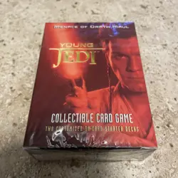 Vintage Star Wars Young Jedi Collectible Card Starter Deck 1999 New Sealed - Image 1