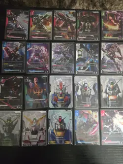 GUNDAM CARD GAME: Newtype Rising GD01 BANDAI English Card Lot (R, C+,LR, LR+) - Image 5