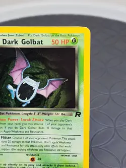 Dark Golbat Pokemon Card Team Rocket Set Set 7/82 Rare Holo Near Mint Condition - Image 4