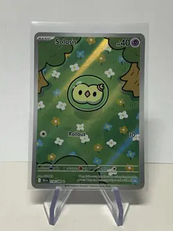 Pokemon TCG Solosis Illustration Rare Black Bolt Holo Card 118/086 English NM - Image 1