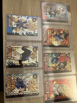 Dragon Ball GT Card Dass PRISM set-BP Vintage 1996 GT #1 #2 #4 #5 #6 #75 #76 - Image 1