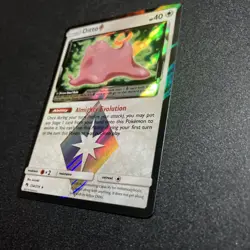Pokemon Tcg Ditto Prism Star 154/214 Card Lost Thunder Holo Rare MINT - Image 3
