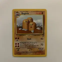 Dugtrio 23/130 Non Holo Rare Base Set 2 - Pokemon Card WOTC - NM - Image 1
