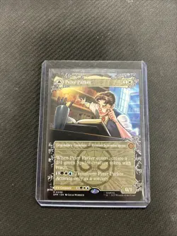Peter Parker (0208) (Borderless) - 208 - NM - Marvel's Spider-Man - MTG - Image 1