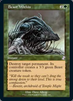 MTG English Beast Within NM Foil Time Spiral Remastered - Image 1