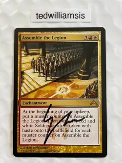 MtG Assemble the Legion Gatecrash Signed Autographed Eric Deschamps - Image 1
