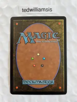 MtG Arid Mesa Zendikar Altered Art Hand Painted Full Art Borderless LP Back - Image 4
