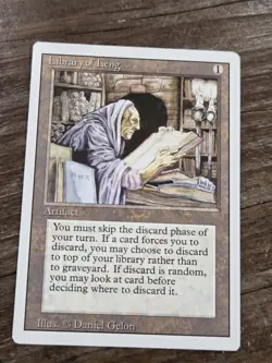 Library of Leng #351 Nrmt Fourth Edition 4ED Magic MTG - Image 1