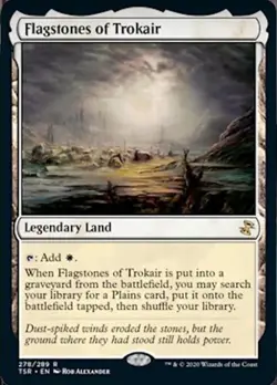 MTG English Flagstones of Trokair NM Normal Time Spiral Remastered - Image 1