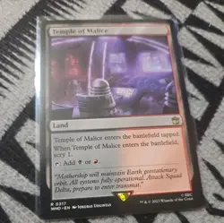 Temple of Malice 0317 MTG WHO Rare NP - Image 1