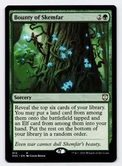 Bounty of Skemfar [012] KHC Rare Non-Foil [MTG Card English] - Image 1