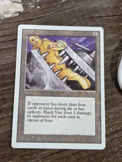 Black Vise Revised Edition Regular MTG Nrmt To Mt - Image 1