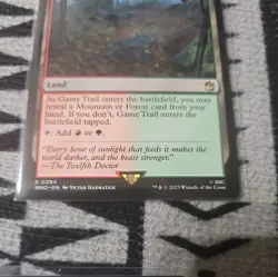 Game Trail 0284 Non Foil Rare Doctor Who Commander MTG Near Mint - Image 2