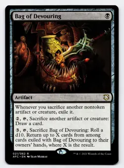 Bag of Devouring [021/062] AFC Rare Non-Foil [MTG Card English] - Image 1