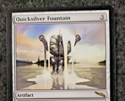 Quicksilver Fountain Magic the Gathering Mirrodin Rare MTG Never palyed(DS3D1L1) - Image 3