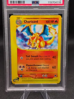 2002 Pokemon Expedition #39 Charizard PSA 8 - Image 2