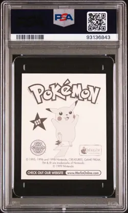 PSA 9 - Brock Prism #S27 Holo 1999 Merlin Collections Nintendo Pokemon PSA 9 - Image 2