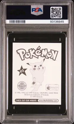 POLIWHIRL CRACKED ICE - PSA 8 - 1999 Merlin Pokemon S12 Prism - *Low Pop* - Image 2