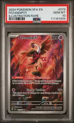 PSA 10 - 2024 Pokemon Sfa En-Shrouded Fable Fezandipiti #073 - Image 1