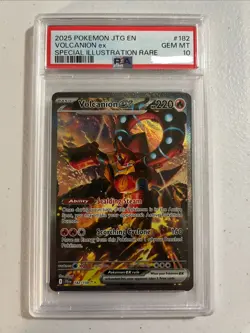 PSA 10 GEM MINT - Volcanion Ex #182 [SIR] Pokemon TCG Journey Together - EN - Image 1