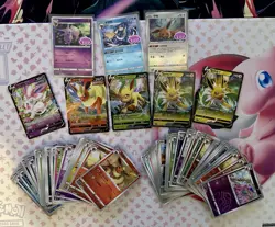 Pokemon Chinese Gem Pack 2 Bulk Lot (86) Chinese CBB2C Stamped Card Vs Reverses - Image 1