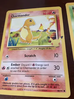 Jumbo POKEMON CARD LOT of5 two celebrations EX inceneroar,Mcamerupt - Image 2