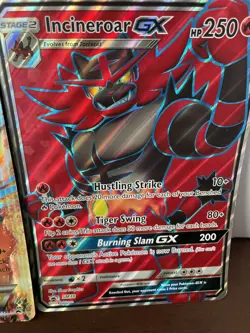 Jumbo POKEMON CARD LOT of5 two celebrations EX inceneroar,Mcamerupt - Image 3