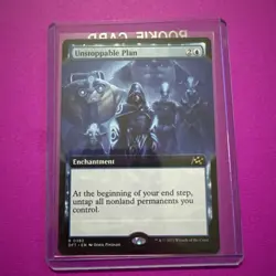 Unstoppable Plan - Extended Art N/M MTG Magic The Gathering Card - Image 1