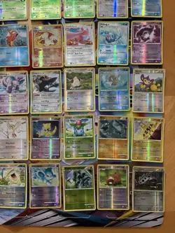 Vintage Pokemon Card Lot Reverse Holo Fire Ninetales Shiny Drifloon 100 Cards - Image 2