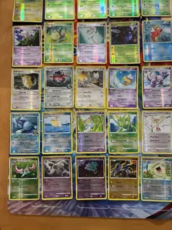 Vintage Pokemon Card Lot Reverse Holo Fire Ninetales Shiny Drifloon 100 Cards - Image 3