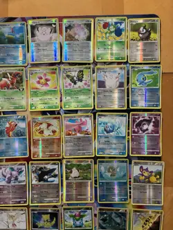 Vintage Pokemon Card Lot Reverse Holo Fire Ninetales Shiny Drifloon 100 Cards - Image 4