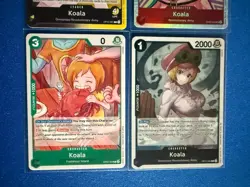 Koala One Piece TCG 4-card lot OP05 Super Rare+OP12 Leader/Rare+more - ships PWE - Image 4