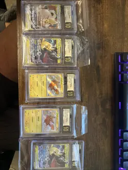 Pokemon TCG Graded Card Collection - CGC 10 Pristine Set of 5 Assortment - Image 1