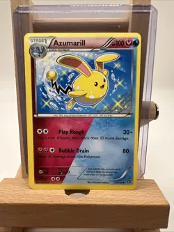 Pokemon Card TCG Azumarill Steam Siege 77/114 Regular Uncommon LP - Image 1