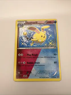 Pokemon Card TCG Azumarill Steam Siege 77/114 Regular Uncommon LP - Image 3