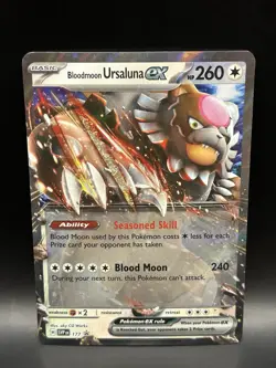 Bloodmoon Ursaluna ex 177 - Pokemon Scarlet & Violet Black Star Promo Card - NM - Image 1