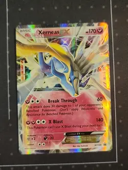 Pokemon Card Xerneas EX XY149 Black Star Promo Half Art Ultra - Image 1