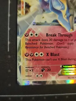 Pokemon Card Xerneas EX XY149 Black Star Promo Half Art Ultra - Image 3