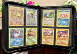 Vintage Pokemon Card Binder Collection Lot 1st Editions Charizards WOTC - Image 1