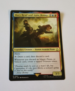 MtG Mary Read and Anne Bonny (ACR-0061) Rare English MINT - Image 1