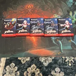 SDCC MagicCon Atlanta Spider-Man Mtg Welcome Deck Lot (5) Sealed ! - Image 1