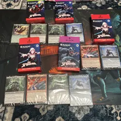 SDCC MagicCon Atlanta Spider-Man Mtg Welcome Deck Lot (5) Sealed ! - Image 3