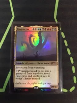 MTG Magic The Gathering Progenitus Foil Secret Lair 5 Color Hydra Commander - Image 1