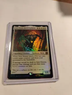 Mtg Anti-Venom, Horrifying Healer Mythic FOIL: Spider-Man MTG (NM) - Image 3