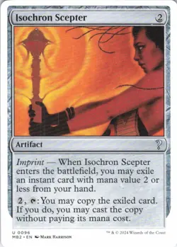 MTG Isochron Scepter (White Border) (96) | NM | Mystery Booster 2 {MB2} - Image 1