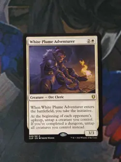 White Plume Adventurer | 7% Off 2+ | C Battle for Baldur's Gate | NM | MTG - Image 1