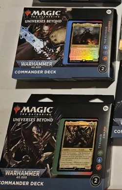 MAGIC THE GATHERING WARHAMMER 40,000 COMMANDER DECKS(HIGH DEMAND *)(PRICE EACH*) - Image 1