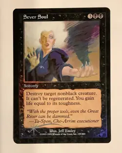 Sever Soul - Mercadian Masques - Magic The Gathering MTG - Foil / NM - Image 1
